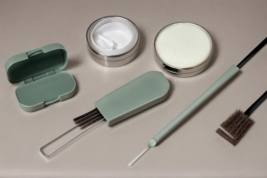 kit de lifting de pestañas y laminado de cejas listo en la bandeja de la cabina