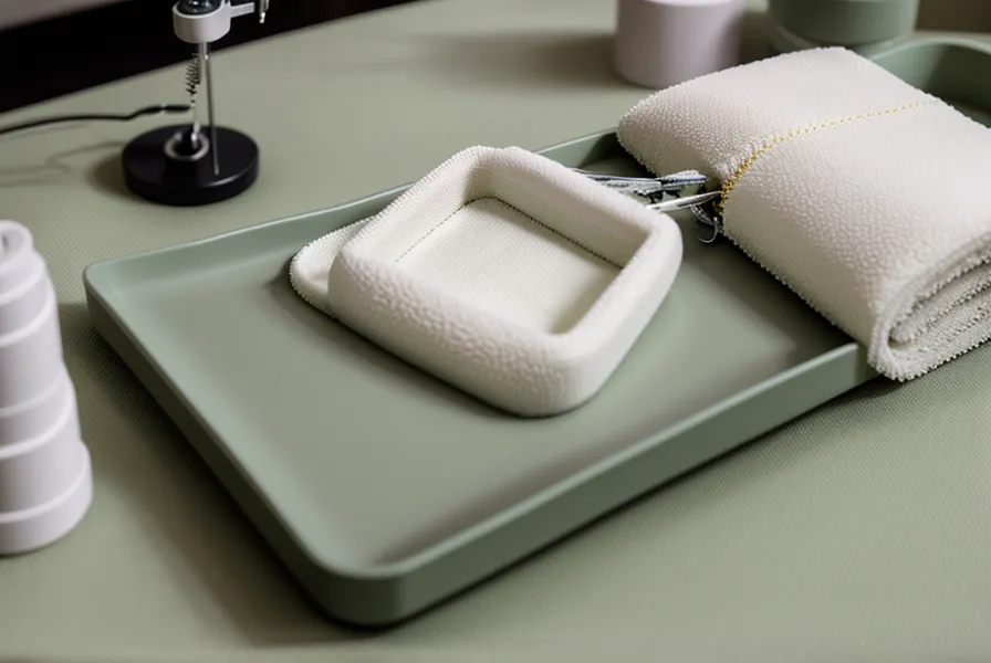 Cronómetro profesional y crema de paso 1 para lifting de pestañas durante el protocolo de prueba de parche.