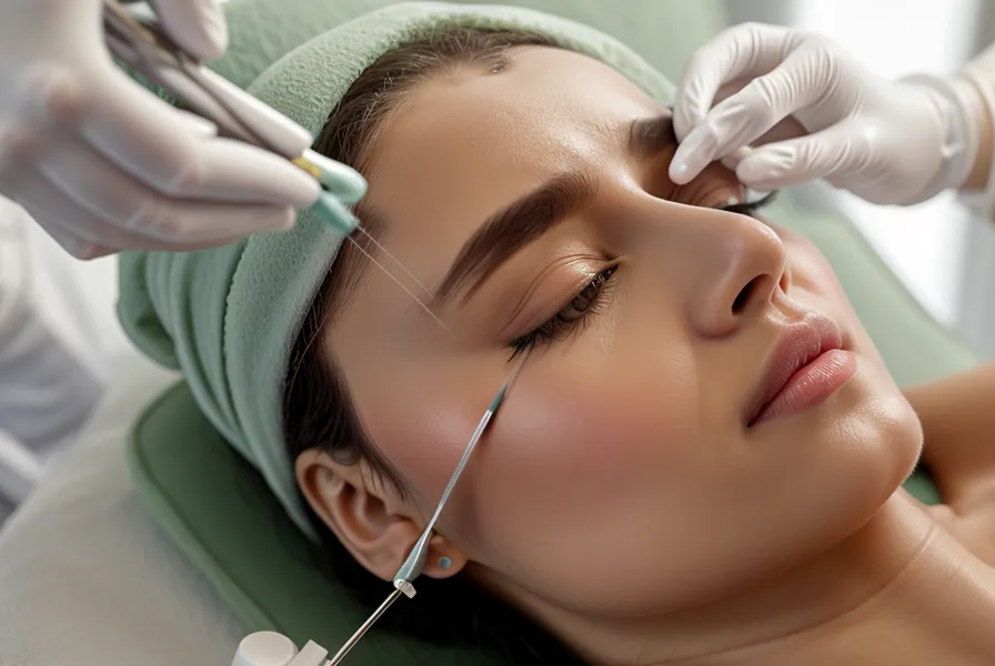 Lifting de pestañas para ojos sensibles con alergia al pegamento: protocolo de parche de prueba en cabina